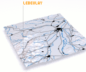 3d view of Le Beulay