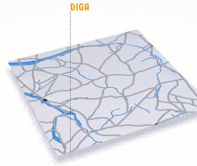 3d view of Diga