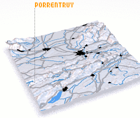 3d view of Porrentruy