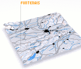 3d view of Fontenais