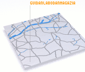 3d view of Guidan Labo Dan Magazia