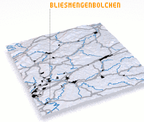 3d view of Bliesmengen-Bolchen