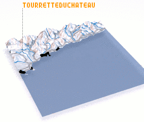 3d view of Tourrette-du-Château