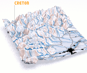 3d view of Crêton