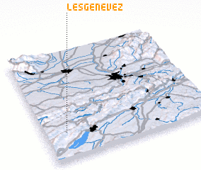 3d view of Les Genevez