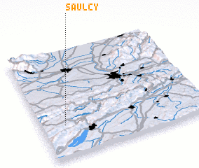3d view of Saulcy