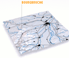 3d view of Bourg-Bruche