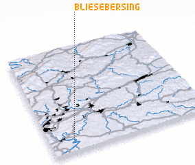 3d view of Blies-Ébersing