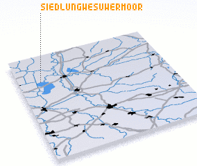 3d view of Siedlung Wesuwermoor