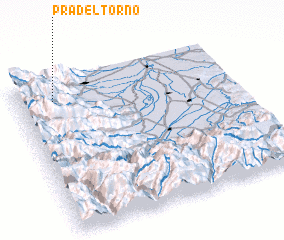 3d view of Pra del Torno