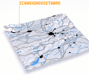 3d view of Schweighouse-Thann