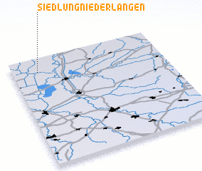 3d view of Siedlung Niederlangen