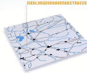 3d view of Siedlung Nordhorner Straße