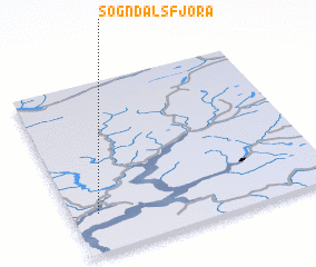 3d view of Sogndalsfjøra