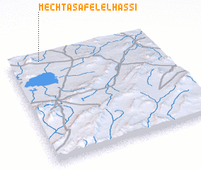 3d view of Mechta Safel el Hassi