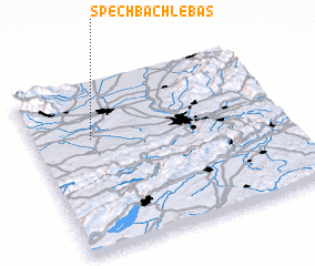 3d view of Spechbach-le-Bas