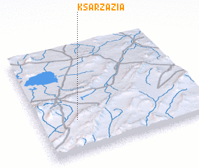 3d view of Ksar Zazia