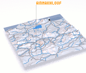 3d view of ʼAïn Makhlouf