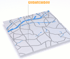 3d view of Guidan Saïdou