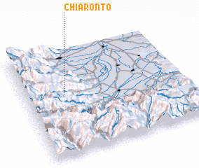 3d view of Chiaronto