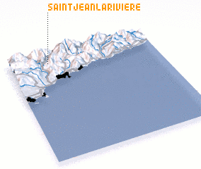 3d view of Saint-Jean-la-Rivière