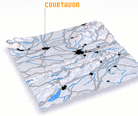 3d view of Courtavon