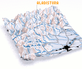 3d view of Ala di Stura