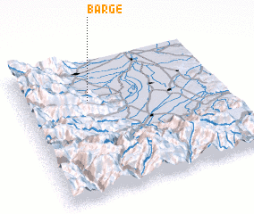 3d view of Barge