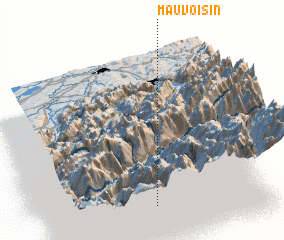 3d view of Mauvoisin