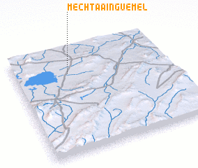 3d view of Mechta ʼAïn Guemel