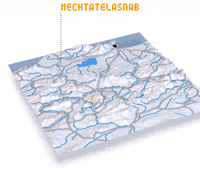 3d view of Mechtat el Asnab