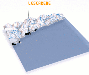 3d view of LʼEscarène
