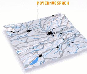 3d view of Moyen-Muespach