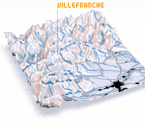 3d view of Villefranche