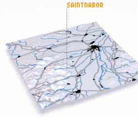 3d view of Saint-Nabor