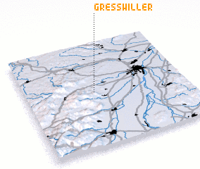 3d view of Gresswiller