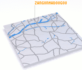 3d view of Zangon Madougou