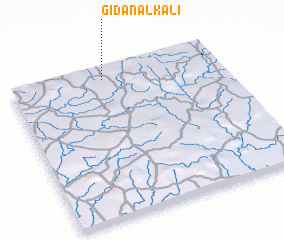 3d view of Gidan Alkali