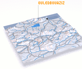 3d view of Ouled Bou ʼAziz