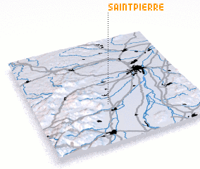 3d view of Saint-Pierre