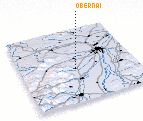 3d view of Obernai