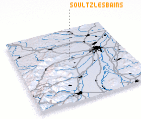 3d view of Soultz-les-Bains