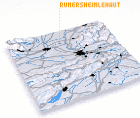 3d view of Rumersheim-le-Haut