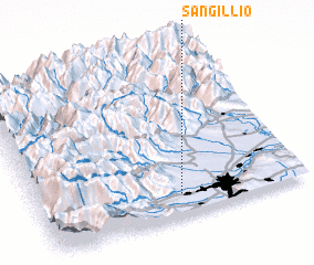 3d view of San Gillio