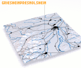 3d view of Griesheim-près-Molsheim