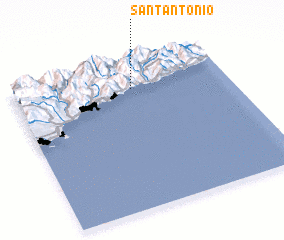 3d view of SantʼAntonio