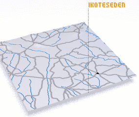 3d view of Ikot Eseden