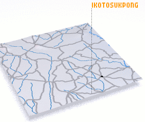 3d view of Ikot Osukpong