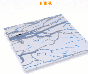 3d view of Åndal