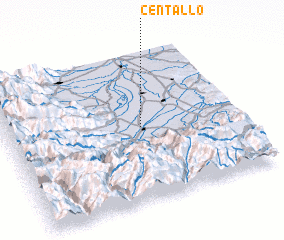 3d view of Centallo